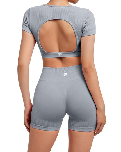 2-teiliges Workout-Outfit für Damen, Größe S