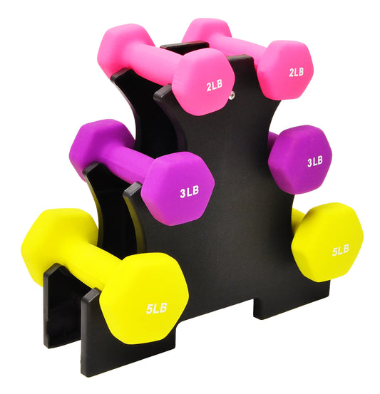 2LB/3LB/5LB Dumbbell Pairs (set of 6)