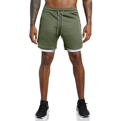 2-in-1-Trainingsshorts für Herren, Größe XL