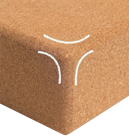 2 Yoga Blocks - Natural Cork from Portugal